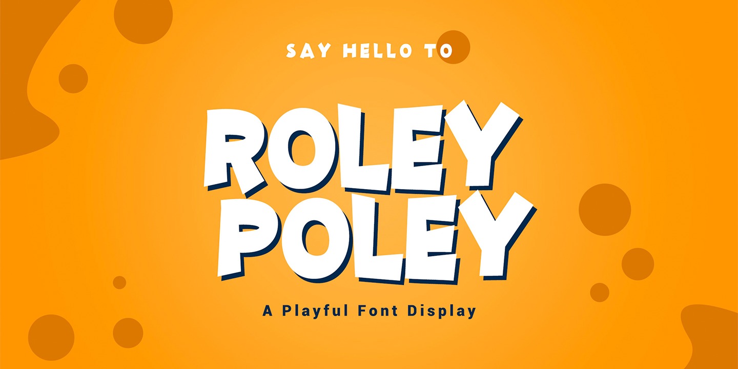 Roley Poley Font preview